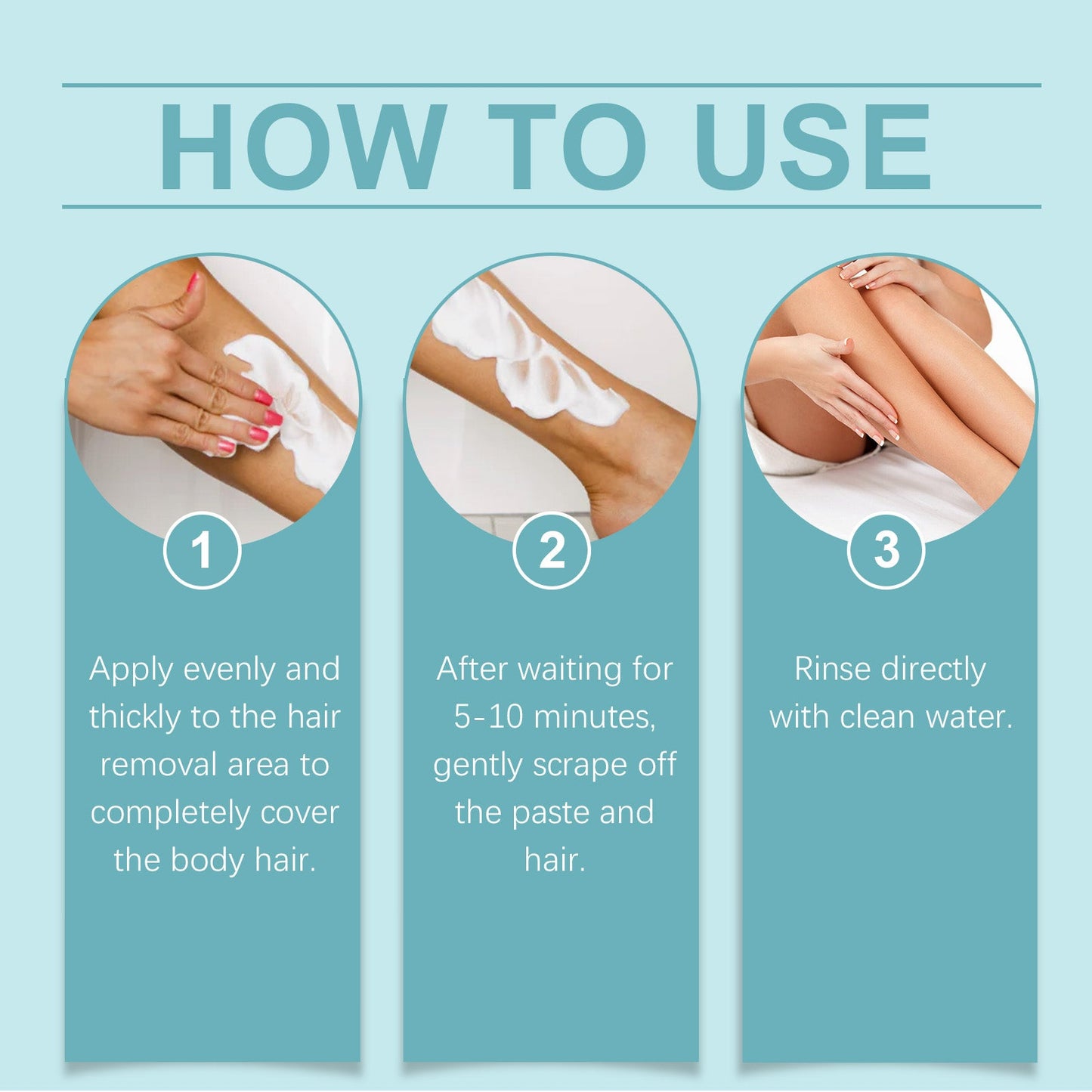 OceAura Gentle Treatment Hair Removal Cream Armpit Leg Armpit Leg Hair All Body Hair Removal Treatment Spray