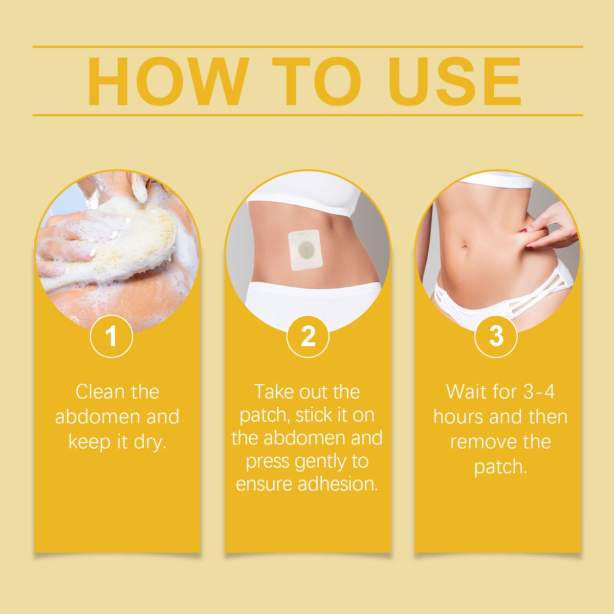 South Moon Bee Venom Body Shaping Patch Firming Light Skin Shape Curves Slimming Care Patch