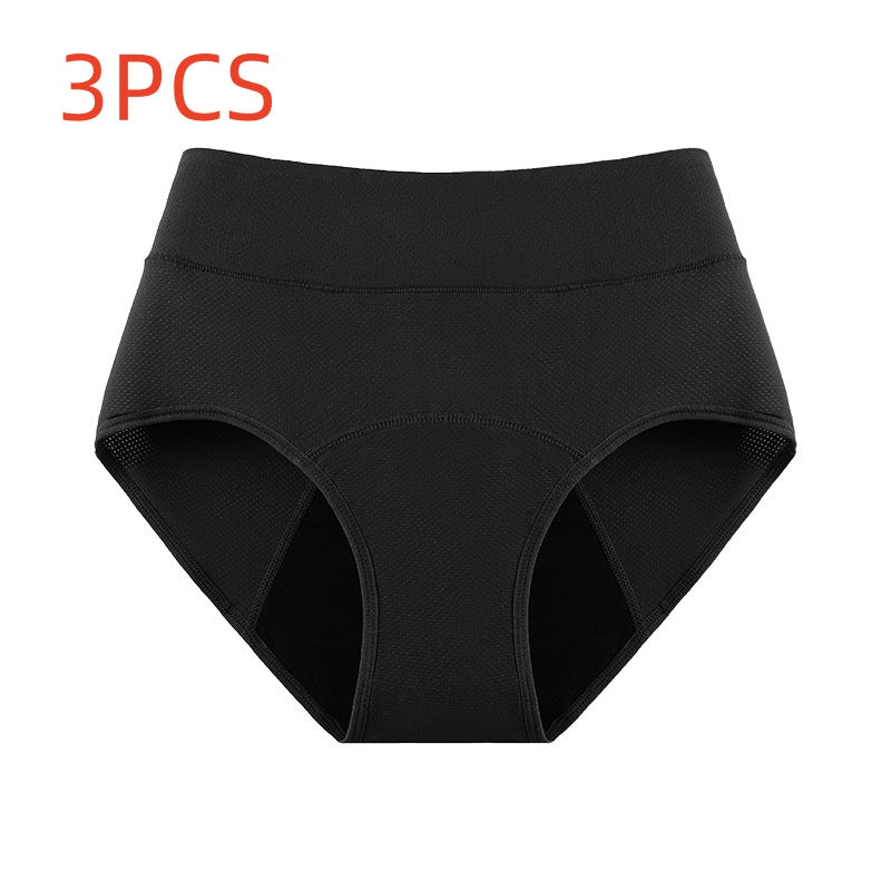 3-layer Absorbent Menstrual Women's Underwear With Breathable Holes