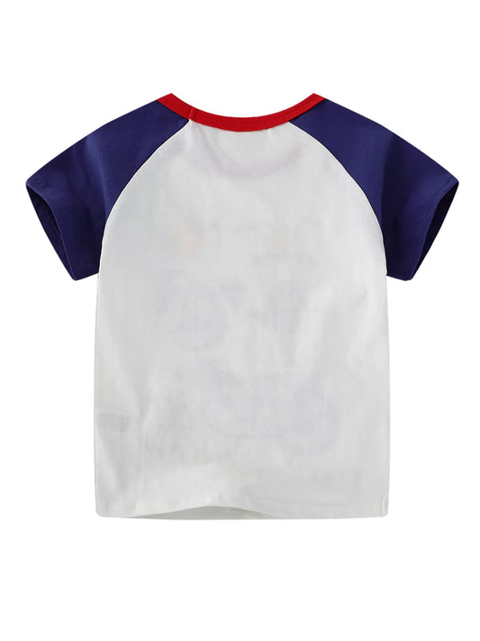 Children's Raglan Sleeve Casual T-Shirt