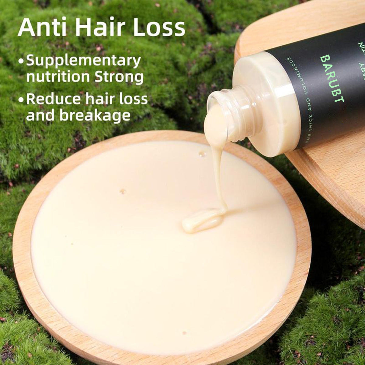 Rosemary Hydrolyzed Keratin Shampoo, Sulfate-Free, Cruelty-Free For Smooth & Shiny Hair