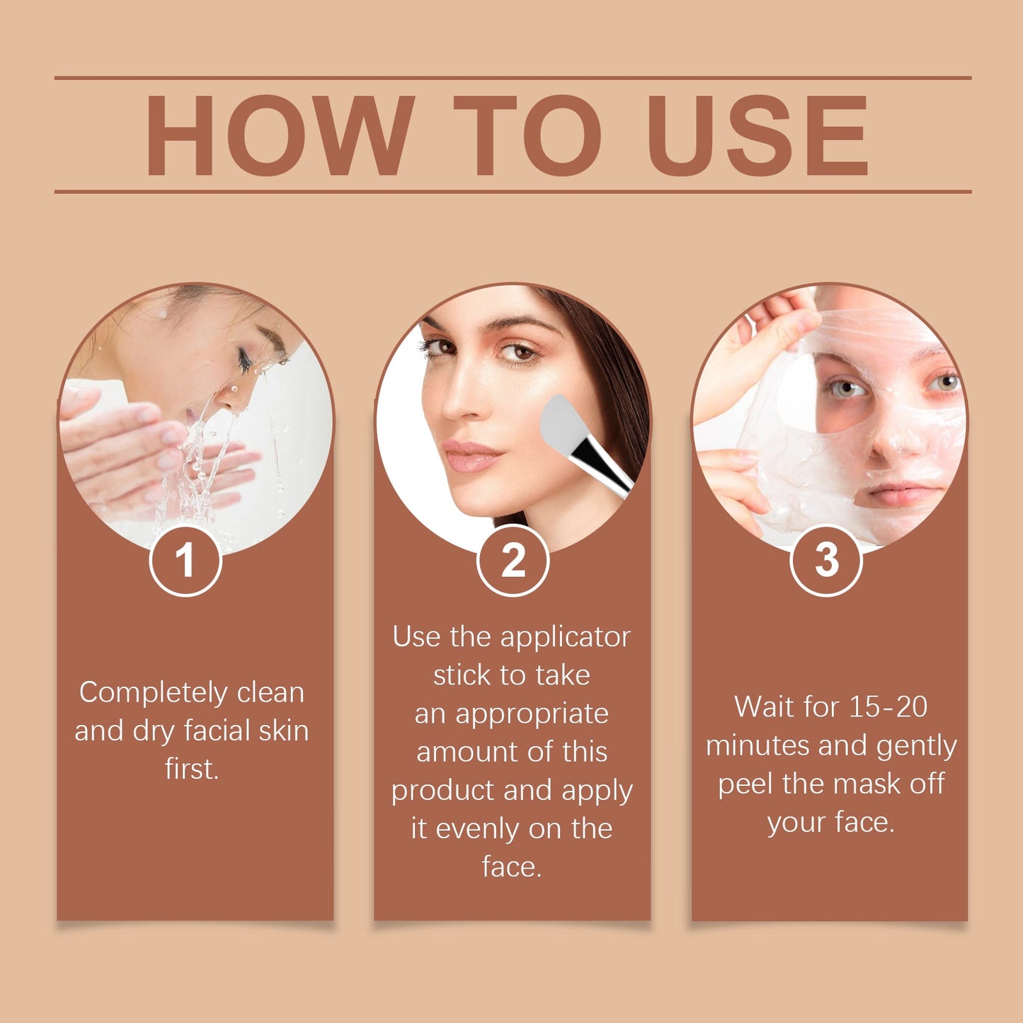 Ouhoe Collagen Peel Mask Moisturizes And Brightens Skin Tone And Reduces Fine Lines Peel Mask