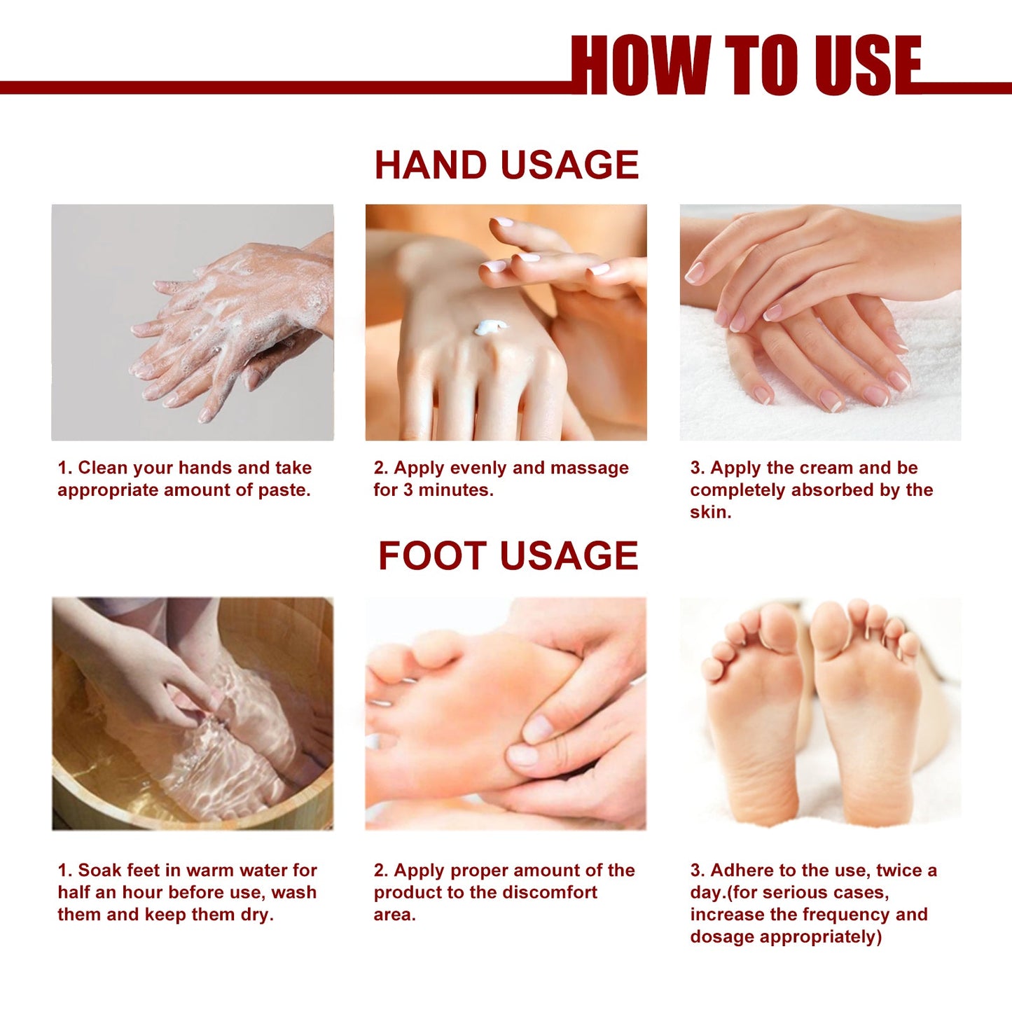 EELHOE Horse Oil Hand And Foot Repair Cream, Chapped Skin Care Moisturizing And Anti-Peeling Repair Cream