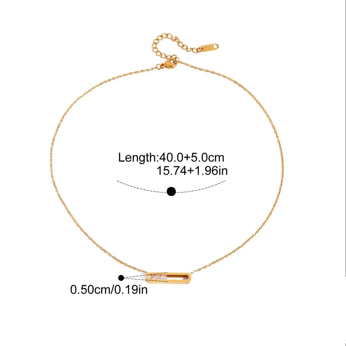 18K Gold-Plated Pendant Necklace