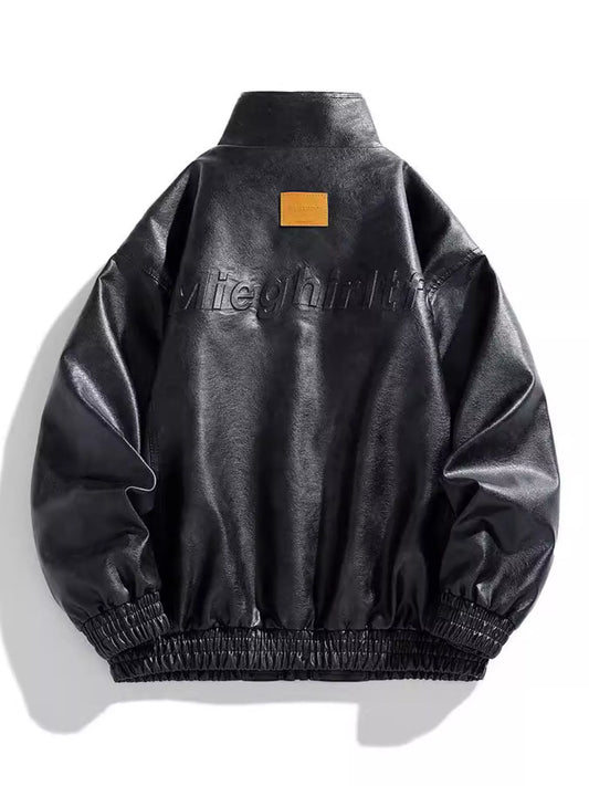Men's Plus Size Snap Down Jacket with Pockets