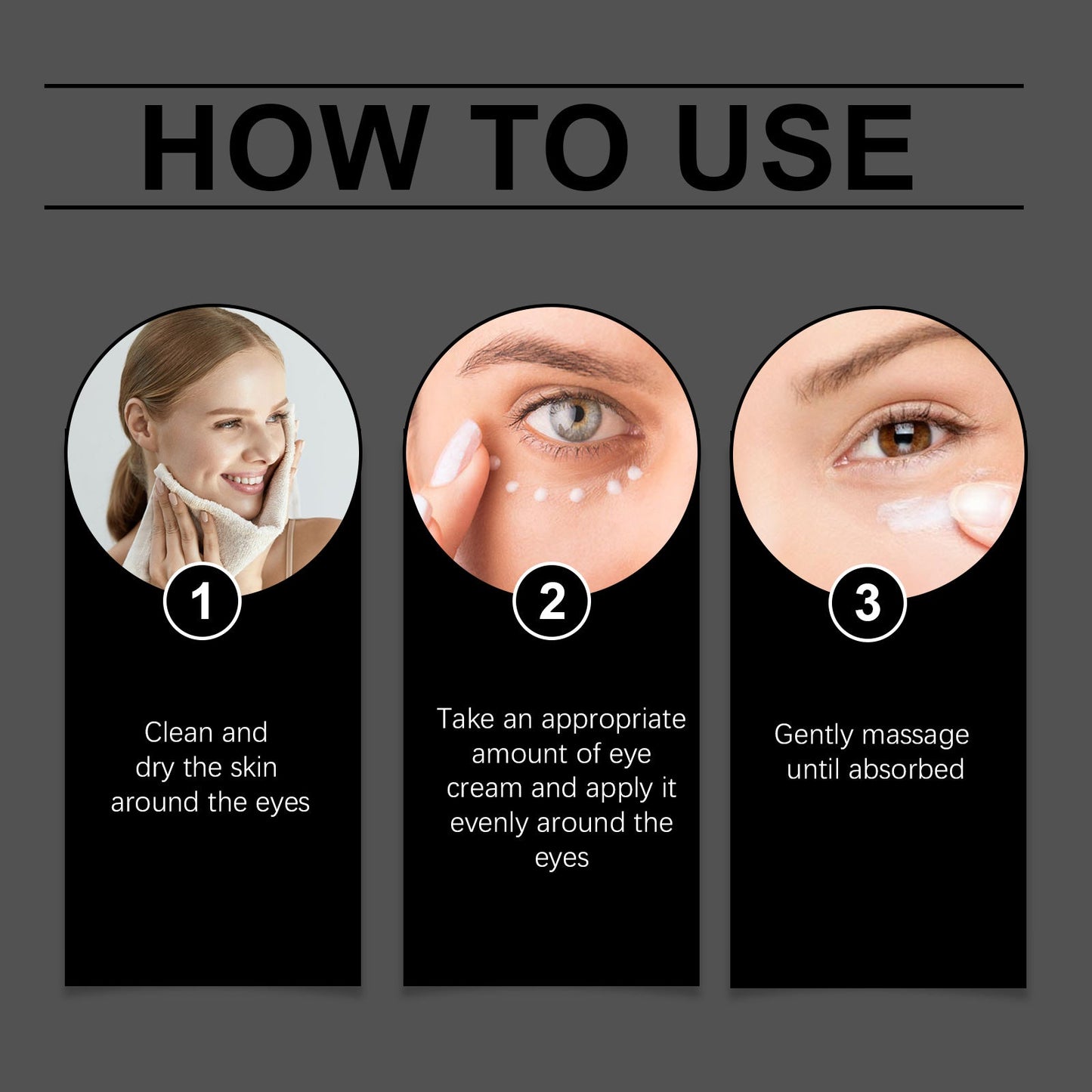 OUHOE Micro-Minerals Eye Fat Diminishing Cream, Eye To Butter Cream Moisturizing Anti-Wrinkle Bust Firming Moisturizing Eye Creams