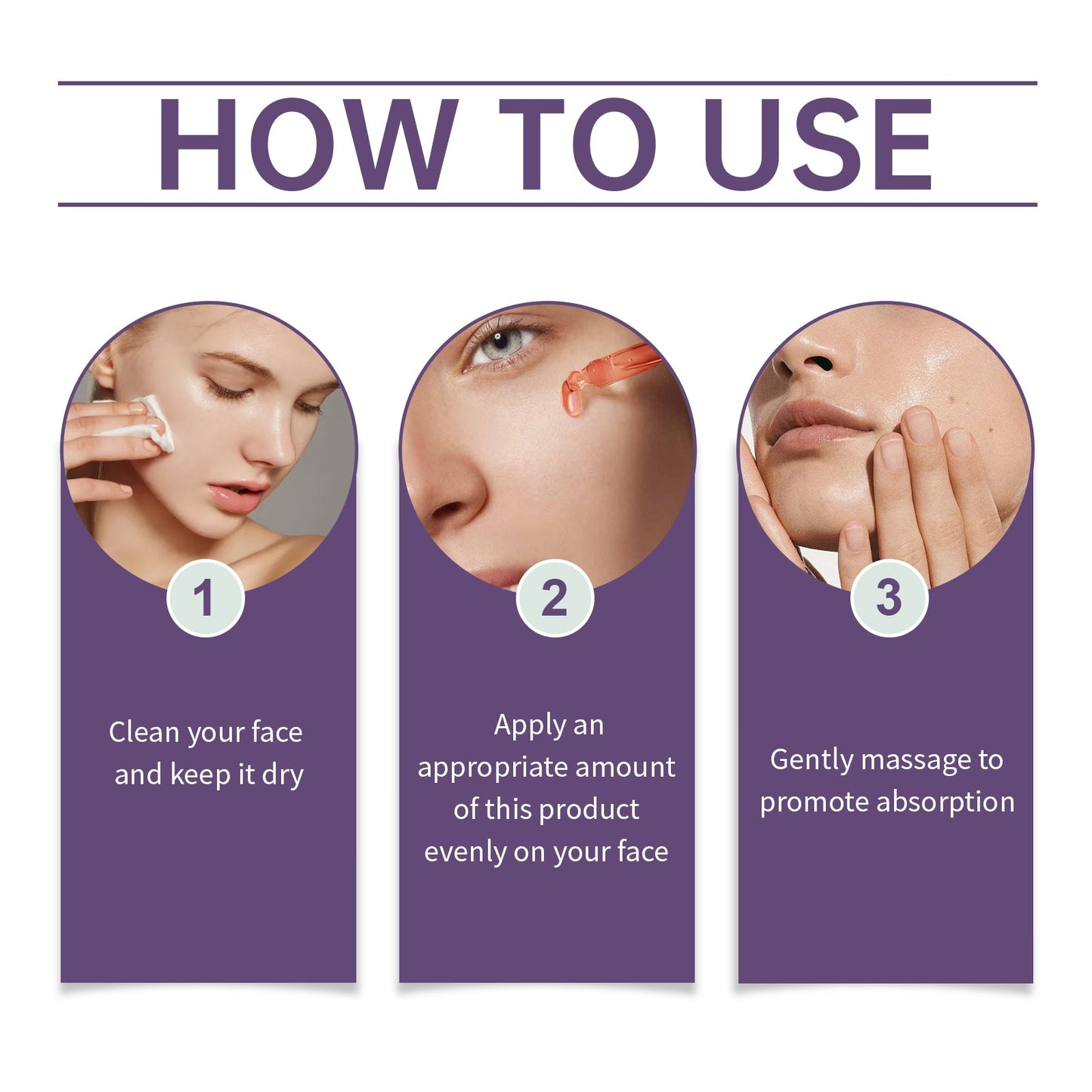 OUHOE Nicotinamide Anti-Acne Firming Serum Mild Moisturizing And Lightening Facial Acne Tender Skin Serum
