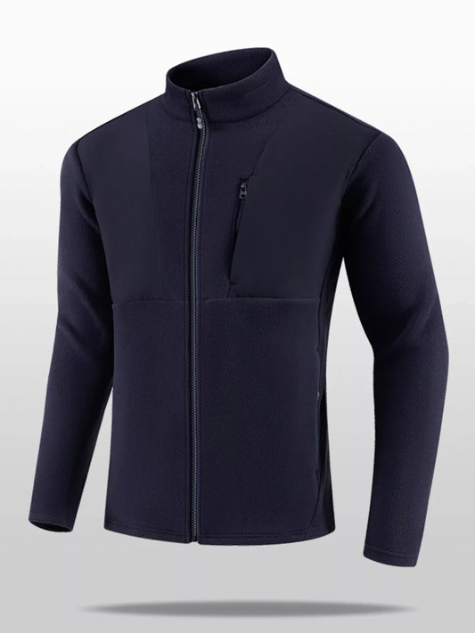 Men's Plus Size Full-Zip Fleece Jacket