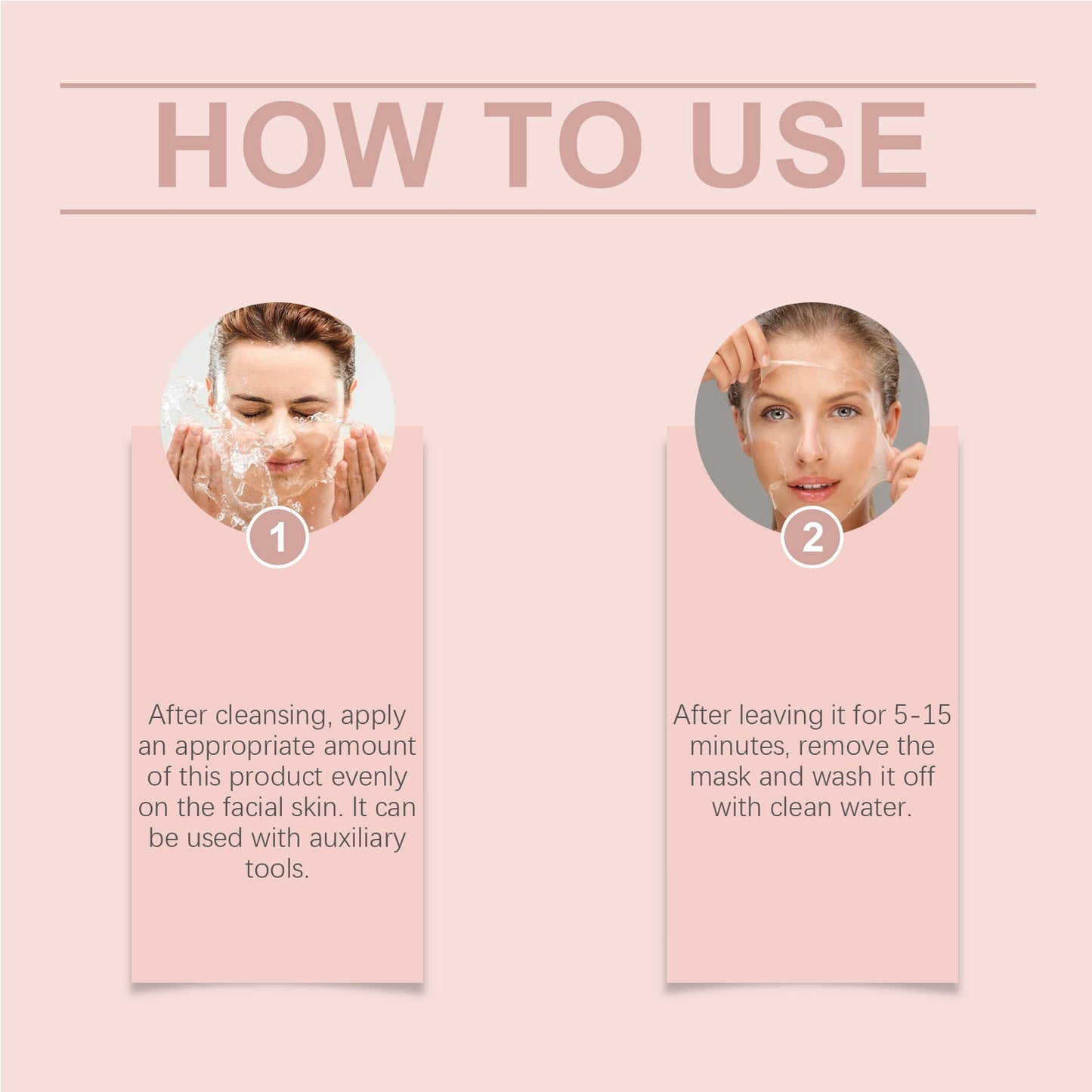 Hoygi Collagen Tear Mask, Gentle Cleansing, Exfoliating, Moisturizing, Moisturizing, Skin Care And Brightening Mask