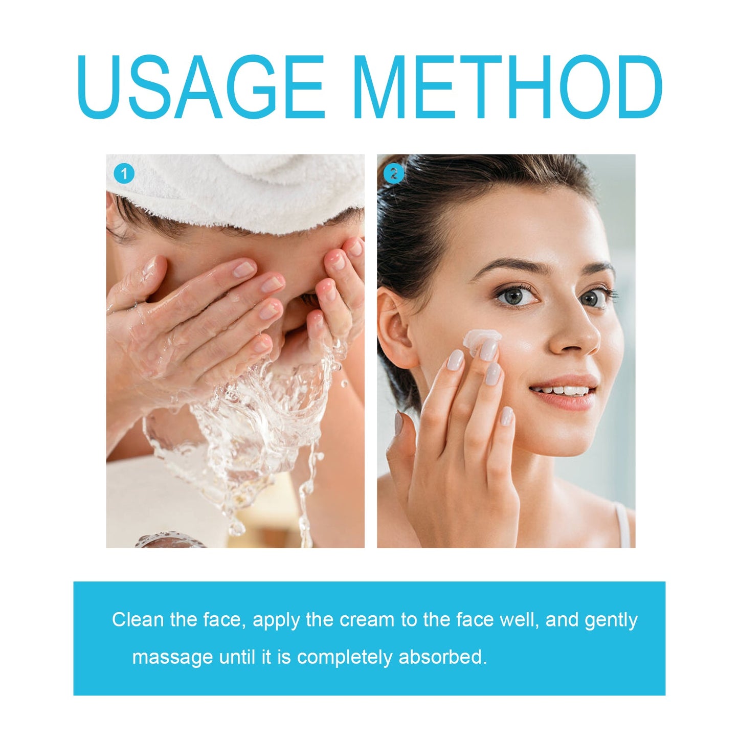 WIYUN Hyaluronic Acid Face Cream, Fade Wrinkles Repair Skin Barrier Moisturizing Moisturizing Skin Anti-Wrinkle Cream
