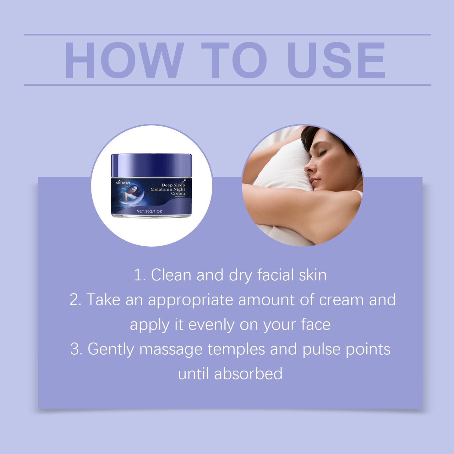 Ximonth Soothing Night Cream Pamper The Night By Relieving Sleep Discomfort And Enhancing Sleep Comfort