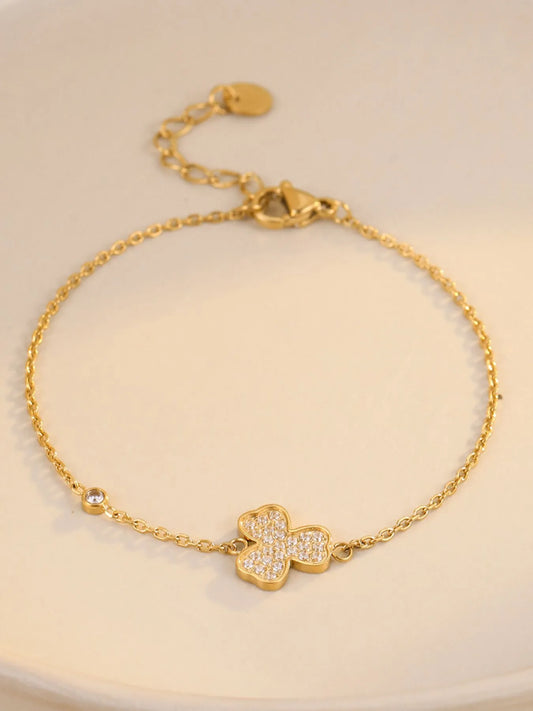 Stainless Steel Zircon Bracelet