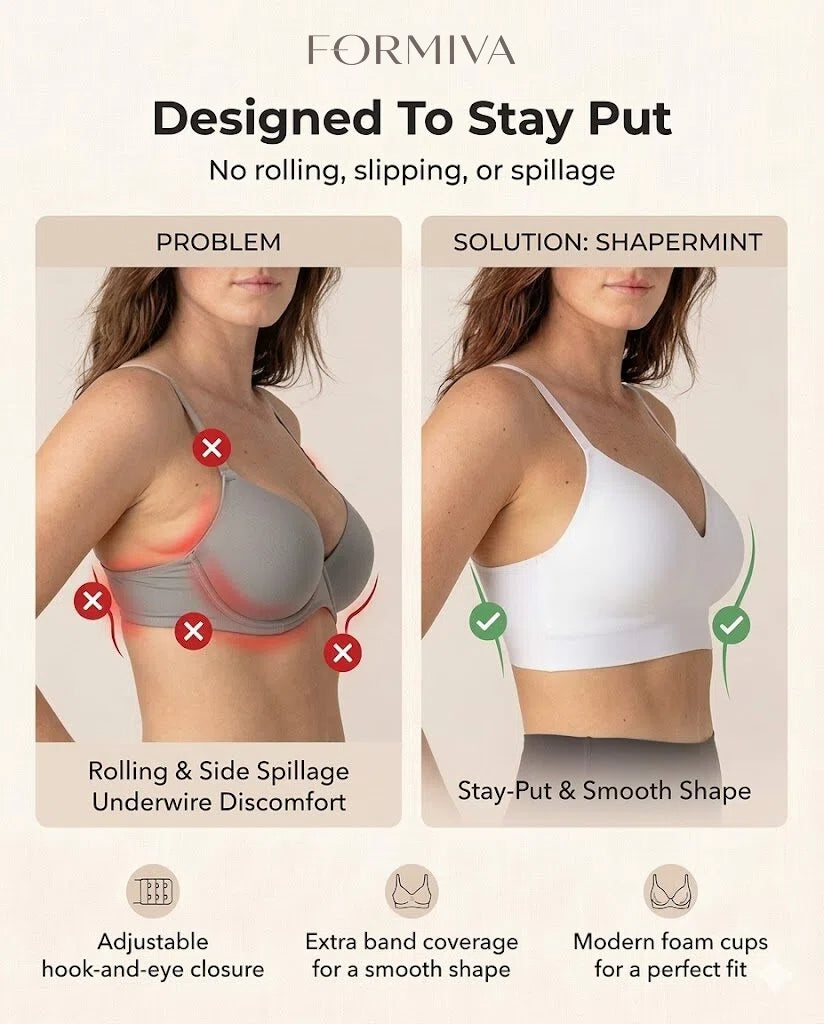 Supportive Comfort Wireless Shaping Bra
