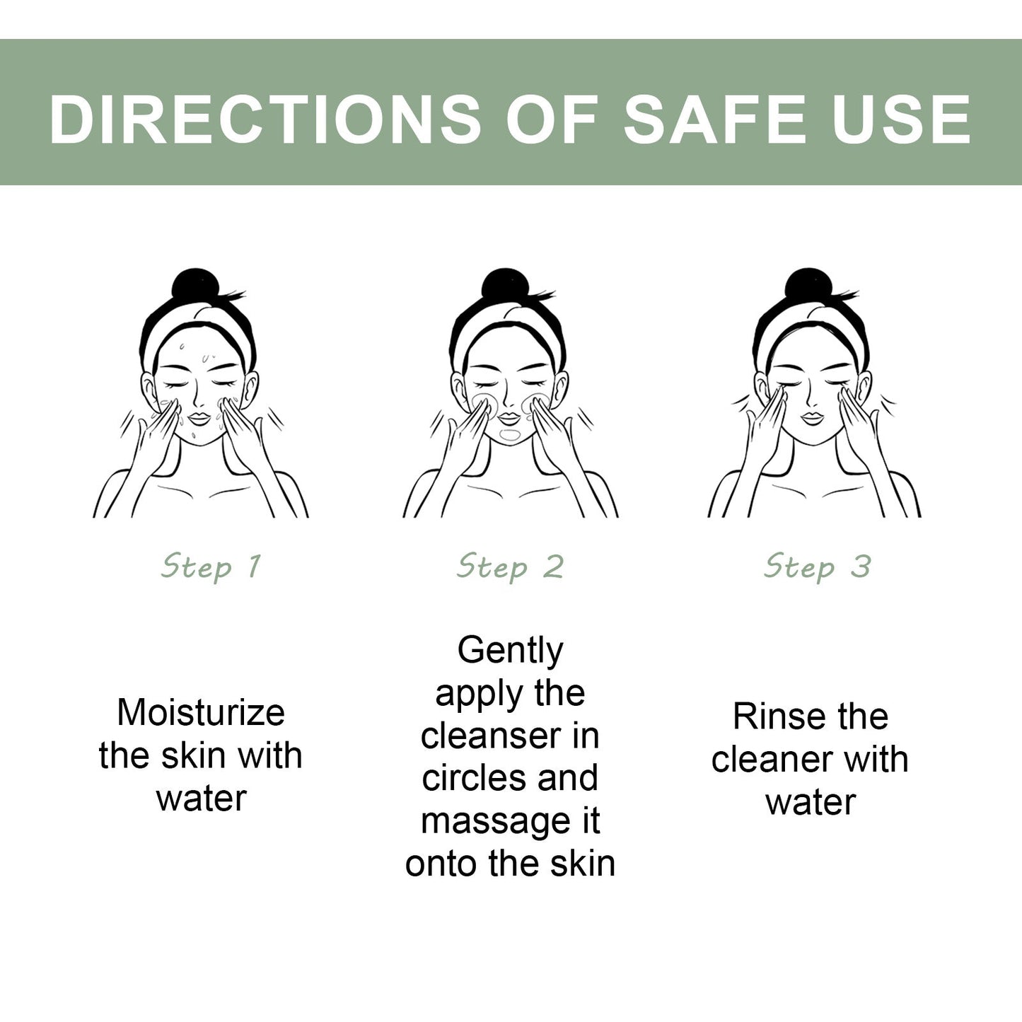 Hoygi Pore Deep Cleansing Foam, Deep Clean Facial Skin Shine Bright Moist Blain To Imprint Clear Water