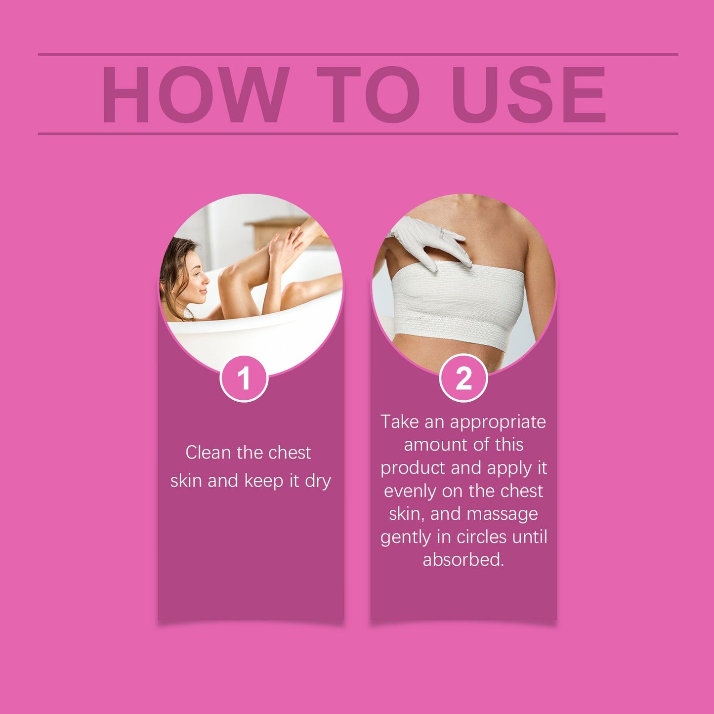 OceAura Breast Massage Cream Breast Skin Massage Nourishes Smooth Skin And Gently Protects Women's Beauty