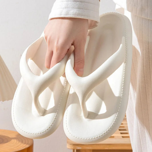 Toe Post Platform Slippers