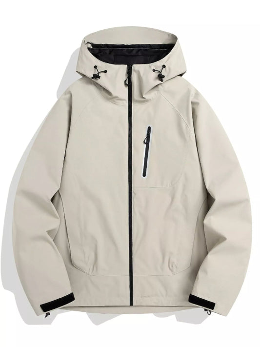Men's Plus Size Lightweight Zip Up Jacket