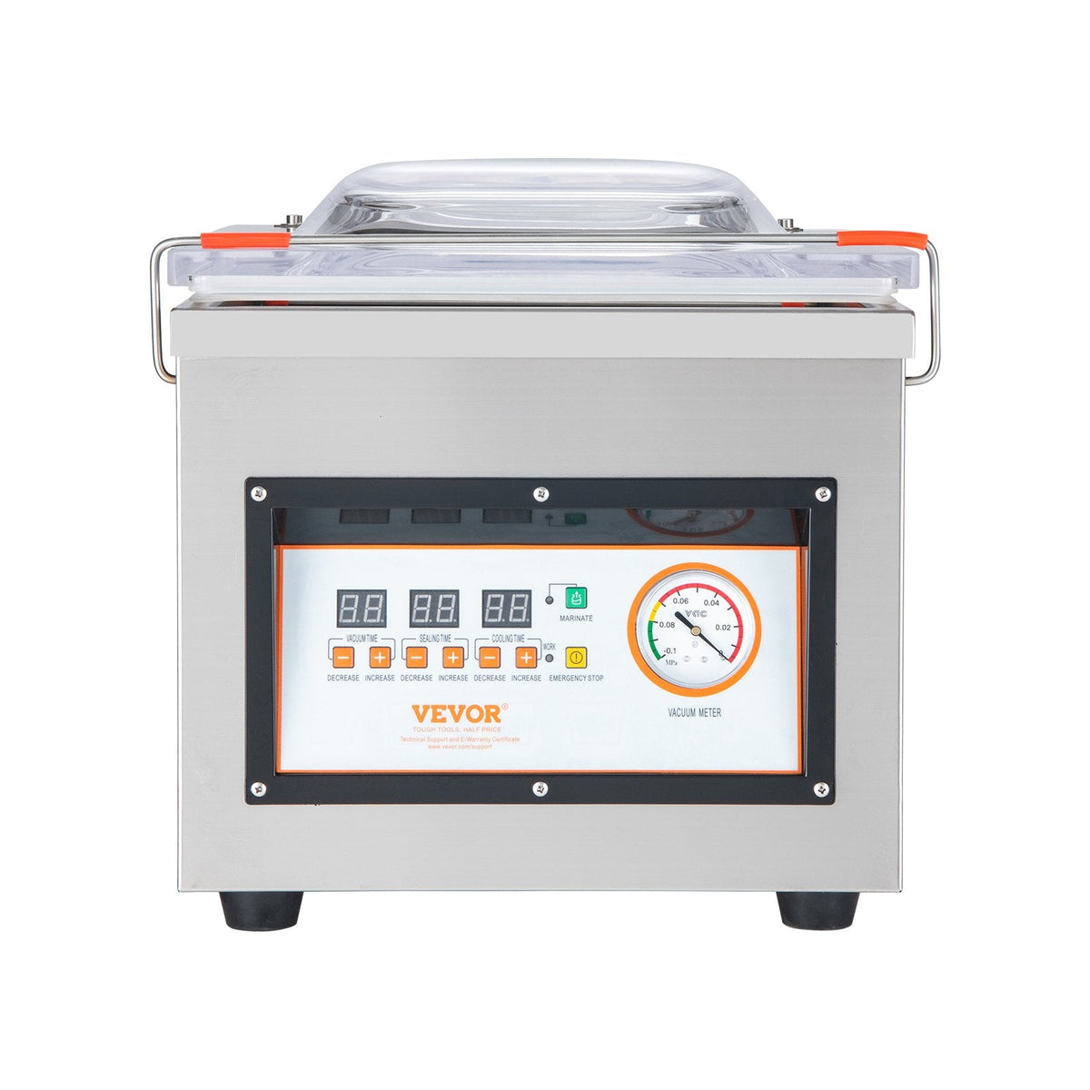 VEVOR Chamber Vacuum Sealer DZ-260C Kitchen Food Chamber Vacuum Sealer, 110V Packaging Machine Sealer For Food Saver, Home, Commercial Using