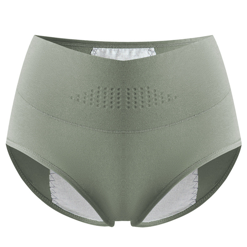 High Waist Plus Size Cotton Women's Menstrual Panties