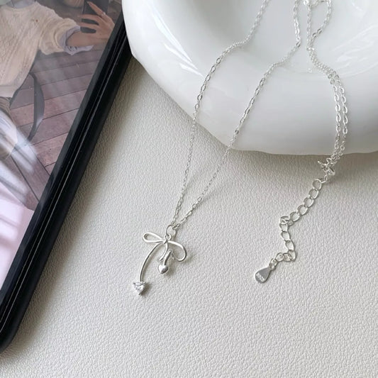 Bowknot Pendant Necklace