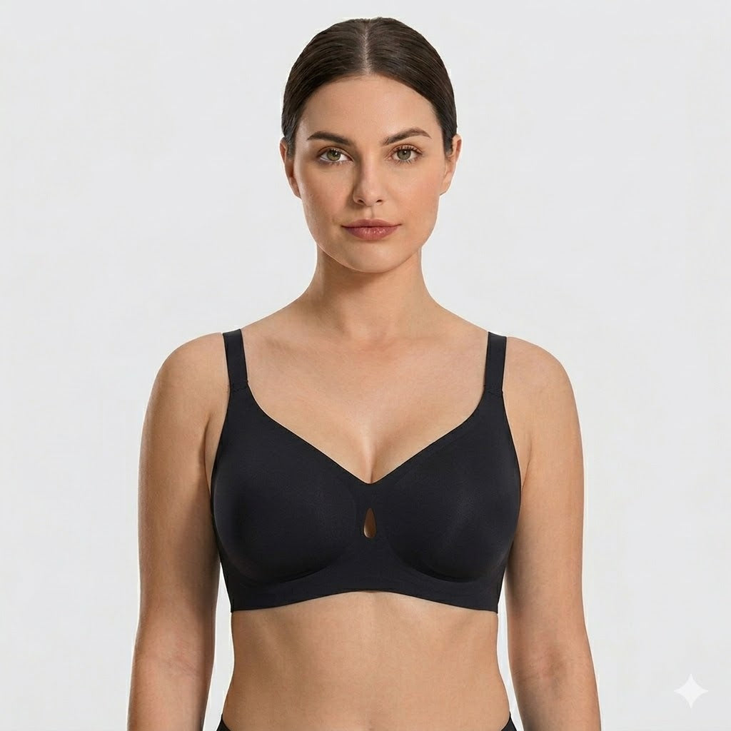 Teardrop Cutout Support Bra