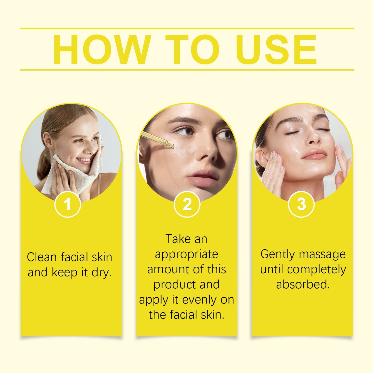 OUHOE Face Serum Moisturizes Facial Skin With Moisture Lock Hydrating Vitamin B3 Serum