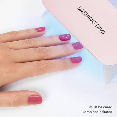 Dashing Diva Glaze Semi-Cured Gel Nail Polish Strips Baila con Fuego 32ct - New