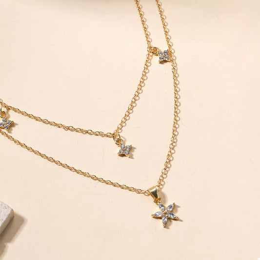 Double Layered Pendant Necklace
