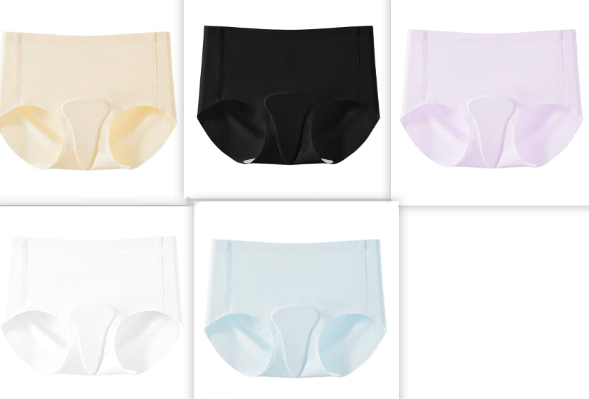 Anti-Embarrassment Line Peach Butt Yoga Antibacterial Sports Fitness Invisible Seamless Womens Underwear