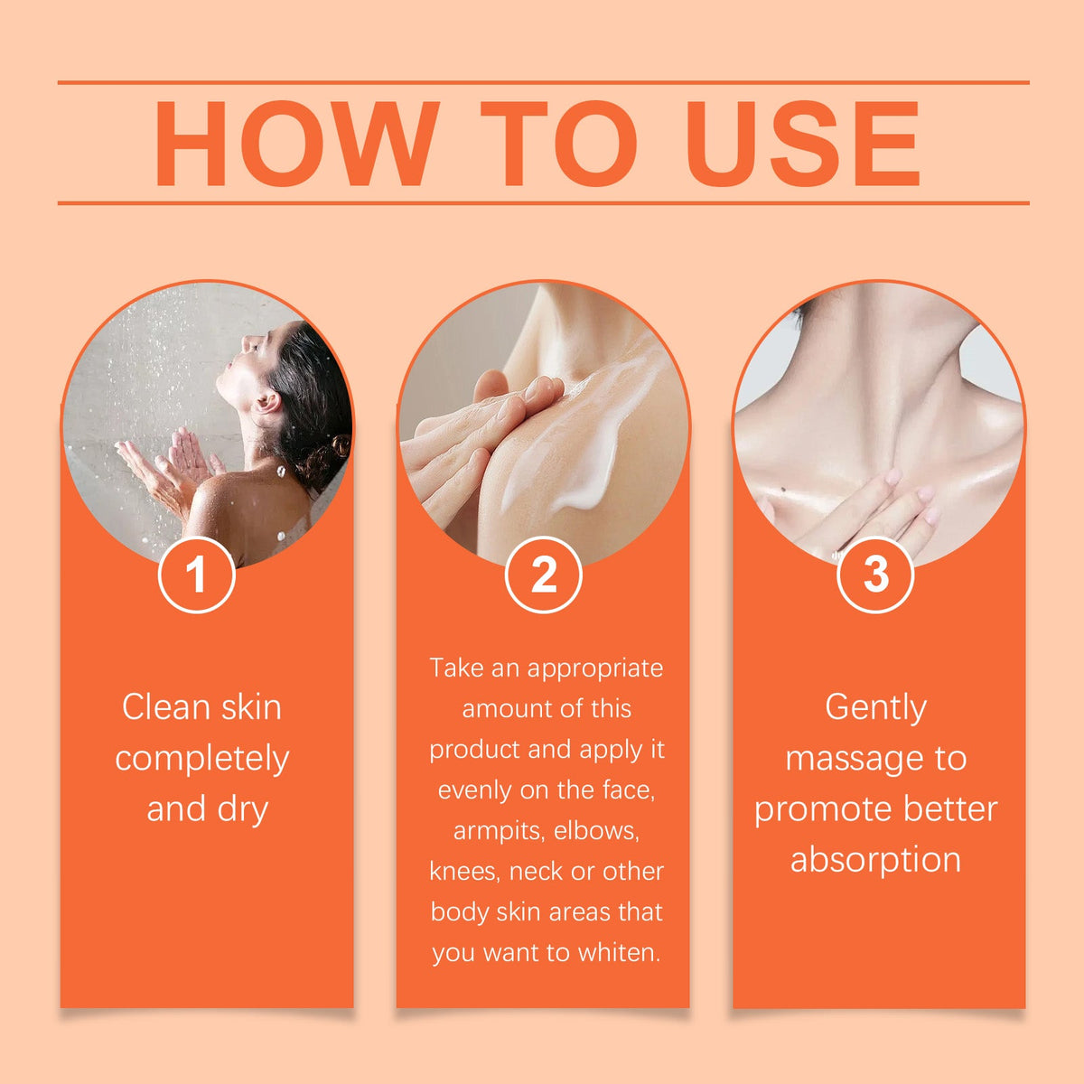 OUHOE Brightening Cream Moisturizes The Body And Brighens The Skin