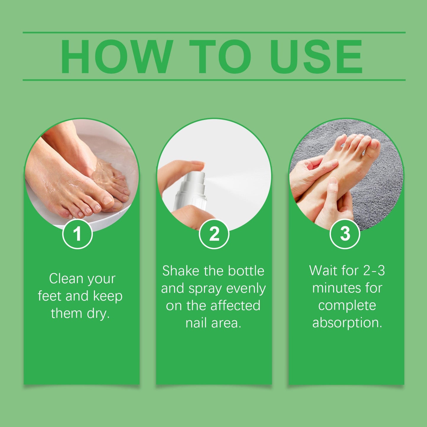 South Moon Nail Care Spray, Gentle Odor Relief Repair Nail Shine Essence Spray