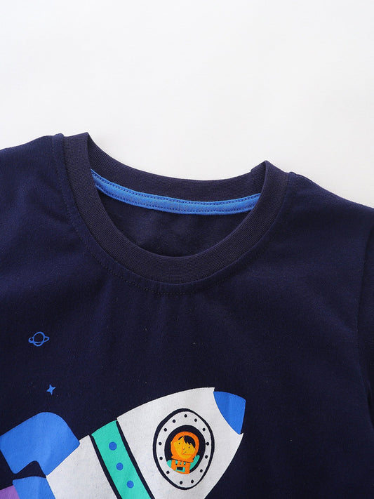 Children's Space Graphic T-Shirt 3 Piece Set