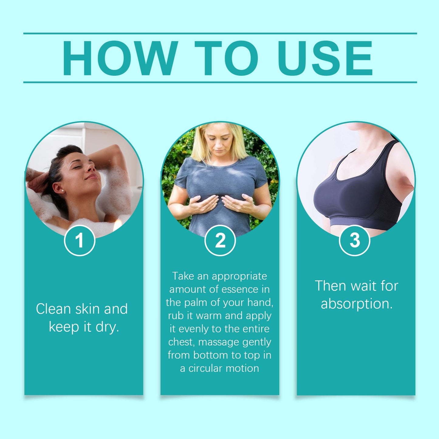 OceAura Breast Beauty Serum Lifts And Tightens Breasts To Moisturize, Smooth, Plump And Plump Curves