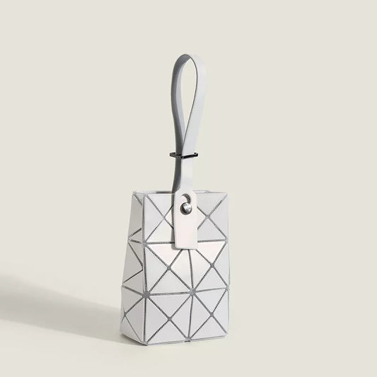 Geometric Panel Foldable Handbag
