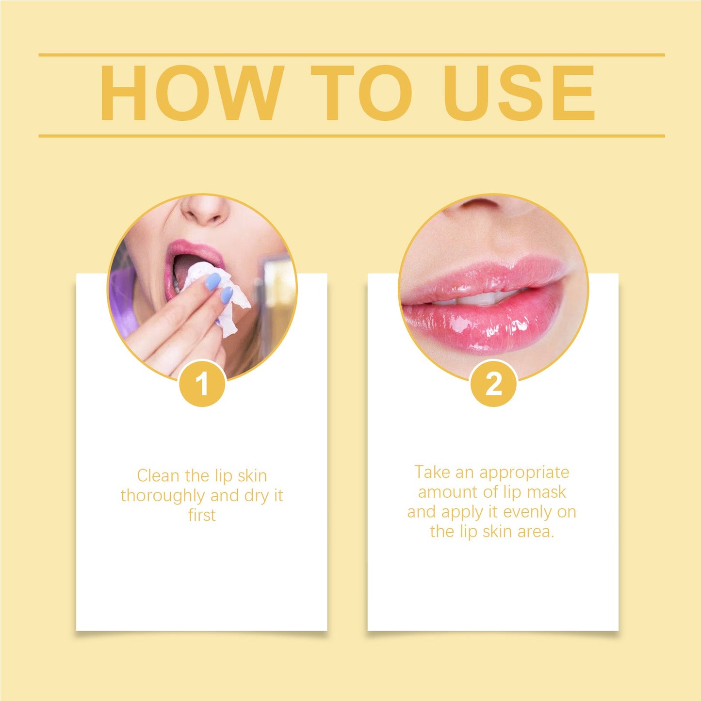Hoygi Propolis Lip Mask, Fade Lip Lines, Anti-Crack Lip Balm Moisturizing Lip Care Lip Mask