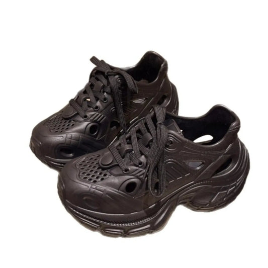 Lace Up Platform Sneakers