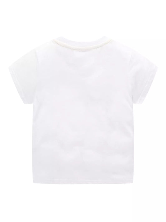 Children's Construction Vehicle Short Sleeve T-Shirt
