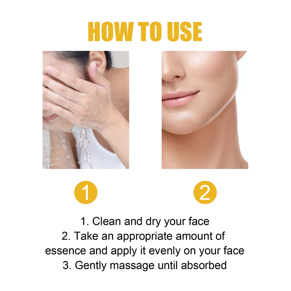 OUHOE Cono Peptide Essence, Moisturizing Facial Fine Lines Smooth Skin Moisturizing Essence