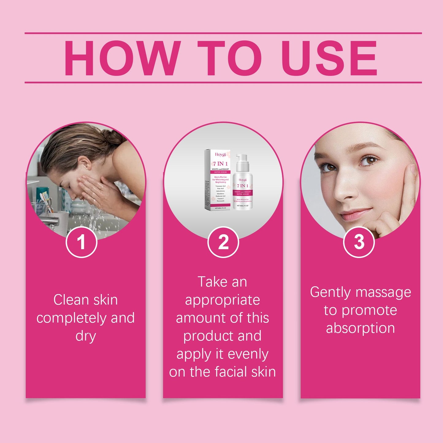 Hoygi 7 In 1 Skin Care Essence Gentle Moisturizing And Nourishing Facial Skin Moisturizing Skin Care Essence