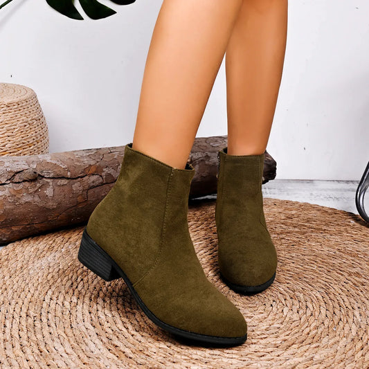 Block Heels Chelsea Boots