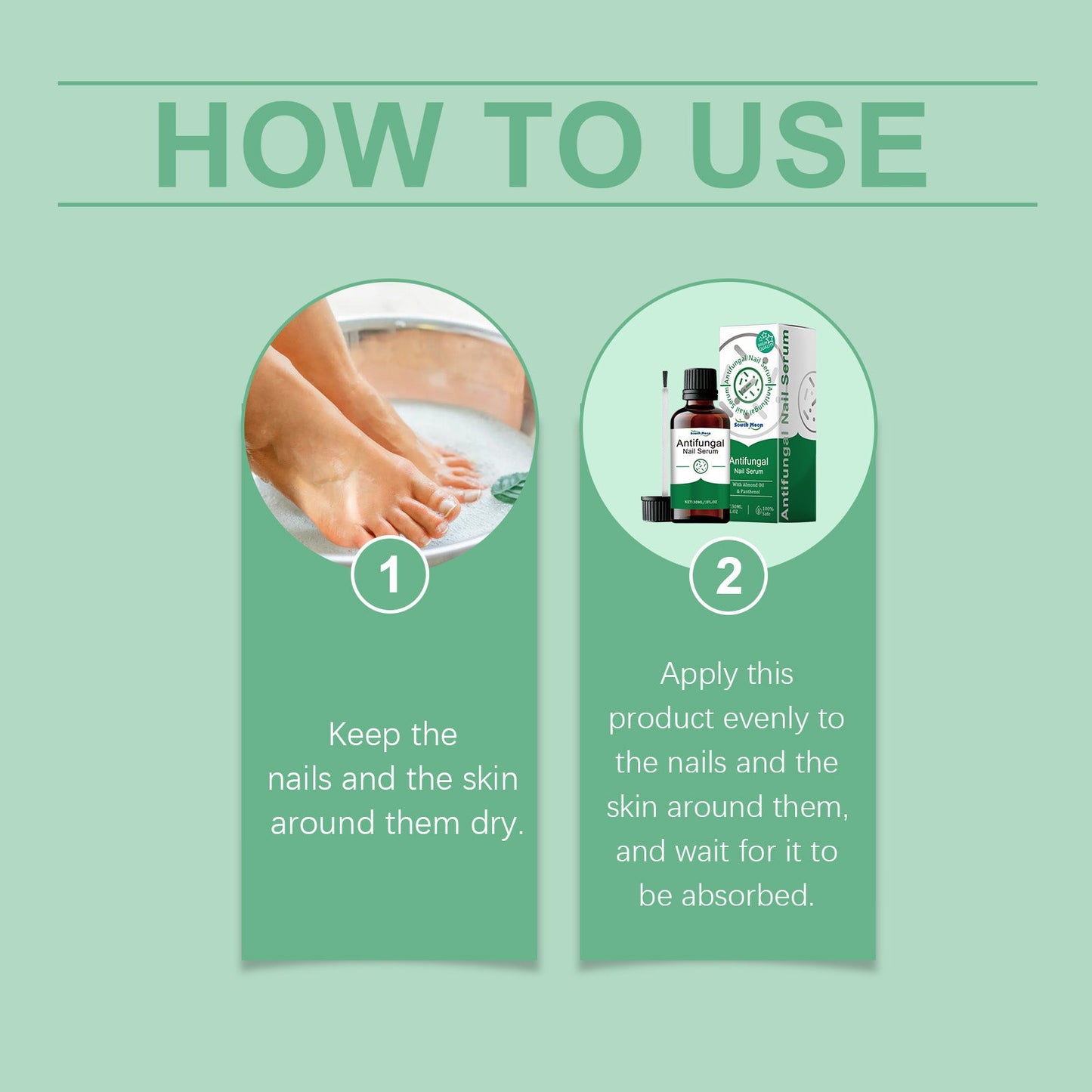 South Moon Nail Care Serum, Soft Nail Cream Brightening Nails Clean Nails Thick Toe Care Nails