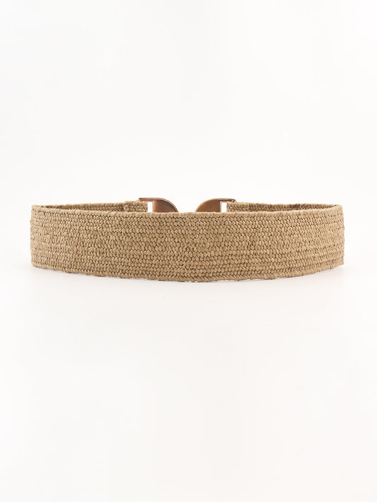 Alloy Buckle Elastic Belt