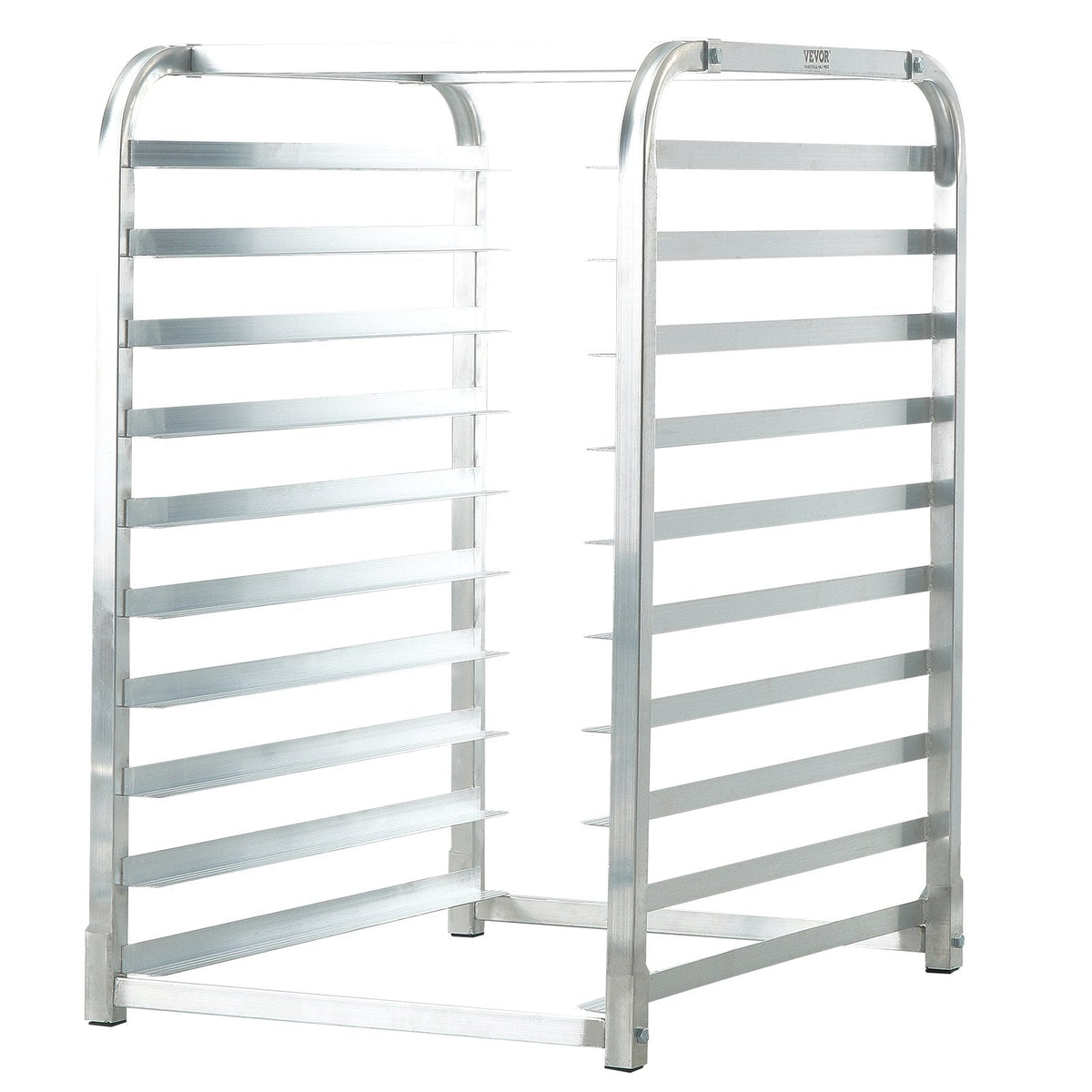 VEVOR Bun Pan Rack, 10-Tier Commercial Bakery Racks With Brake Wheels, Aluminum Racking Trolley Storage For Half & Full Sheet, Speed Rack For Kitchen Home, Bread Baking Equipment,