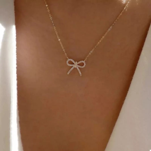 Bowknot Pendant Necklace