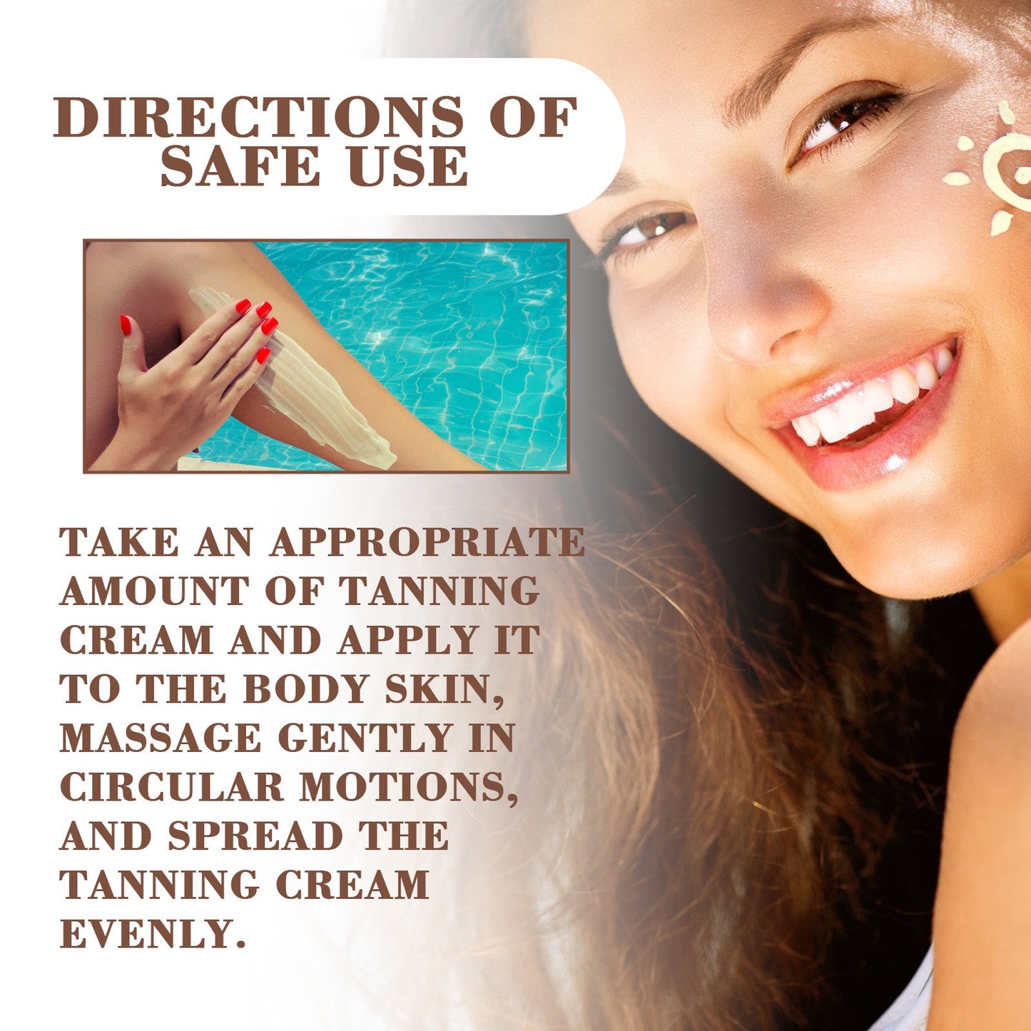 OceAura Tanning Cream, Outdoor Suntanning Milk Wheat Tan Bodybuilding Natural Skin Moisturizes And Hydrates