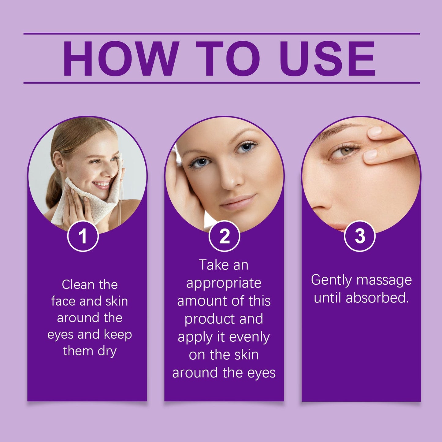 Hoygi Eye Serum Moisturizes Eye Skin Brightening, Hydrating And Moisturizing Daily Massage Treatment Serum