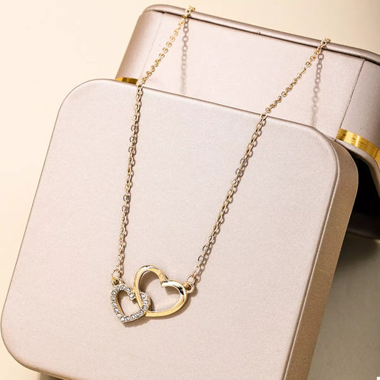 18K Gold-Plated Heart Pendant Necklace