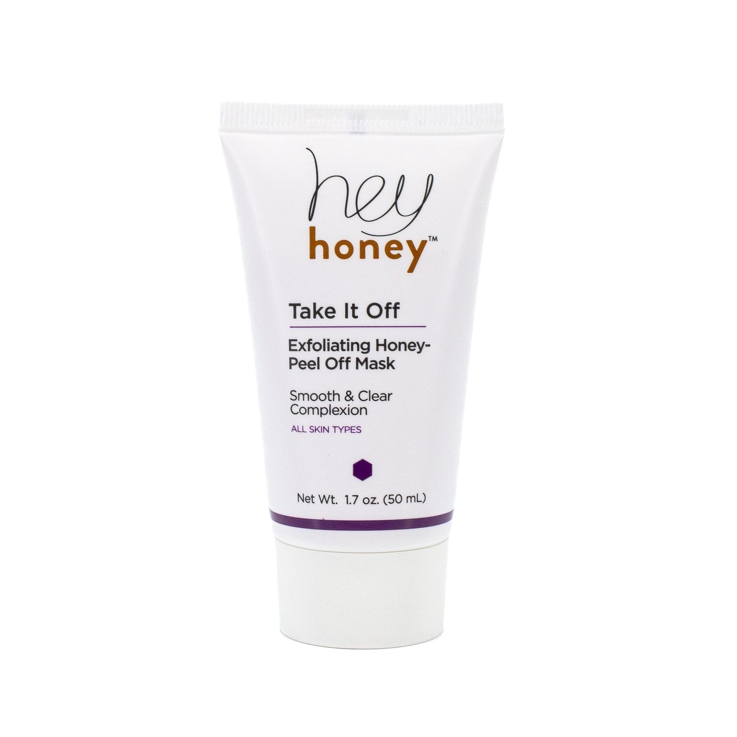 hey honey TAKE IT OFF Exfoliating Honey Peel Off Mask 1.7oz - Imperfect Box