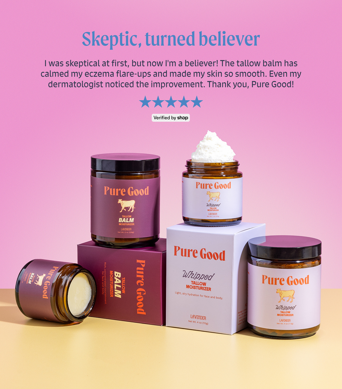 Lavender Tallow Balm - Calming & Restoring