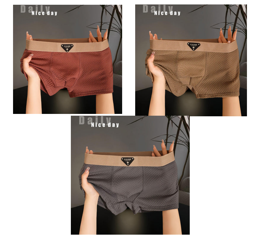 Men's Ice Silk Underwear Fashion Sport Boxer